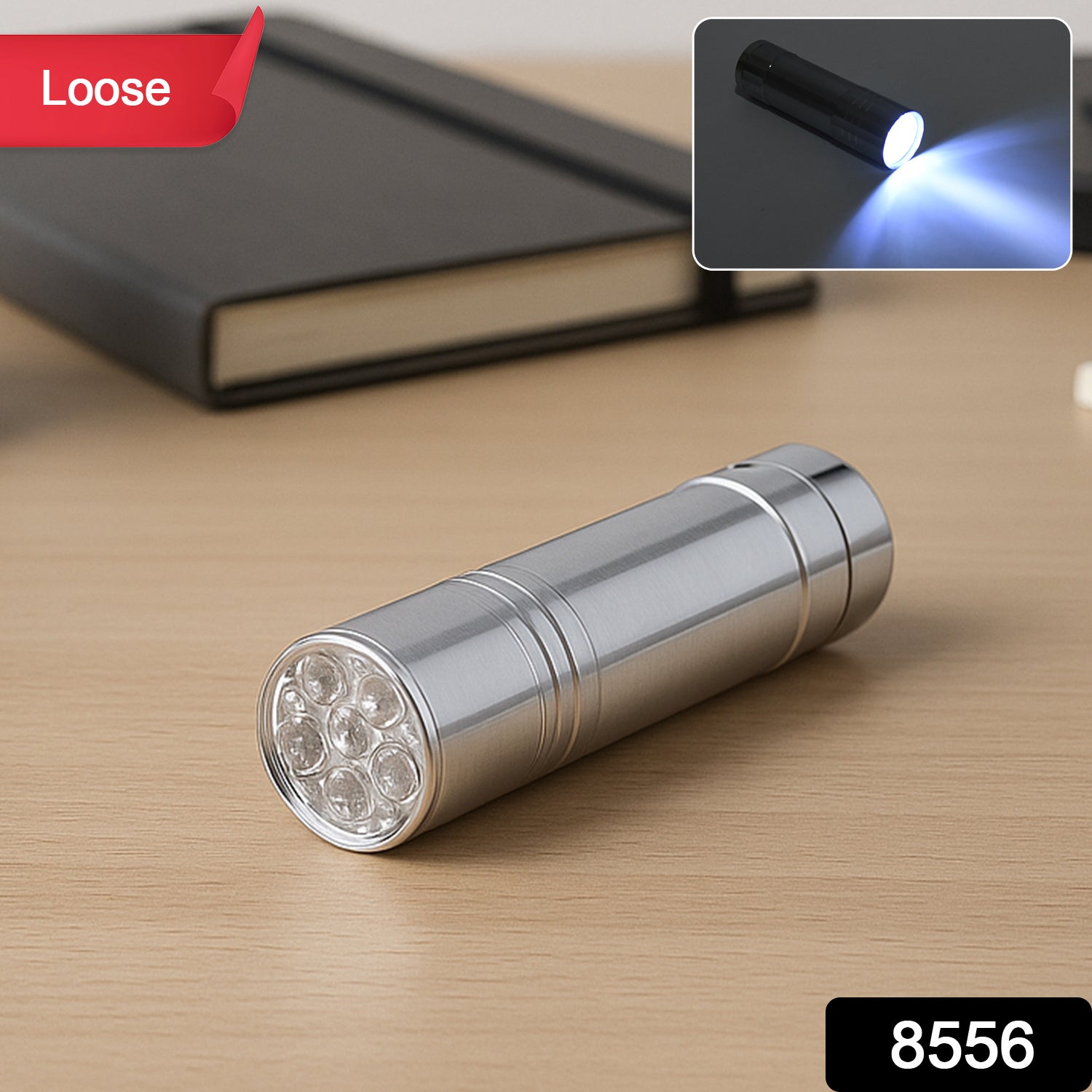 Portable Mini Torch / Flashlight LED Powerful High Lumens Pen Light Easy To Carry, Portable Pocket Compact Torch for Emergency 3 Battery operated (Battery not included / 1 pc) Portable Mini Torch / Flashlight LED Powerful High Lumens Pen Light Easy To Carry, Portable Pocket Compact Torch for Emergency 3 Battery operated (Battery not included / 1 pc)